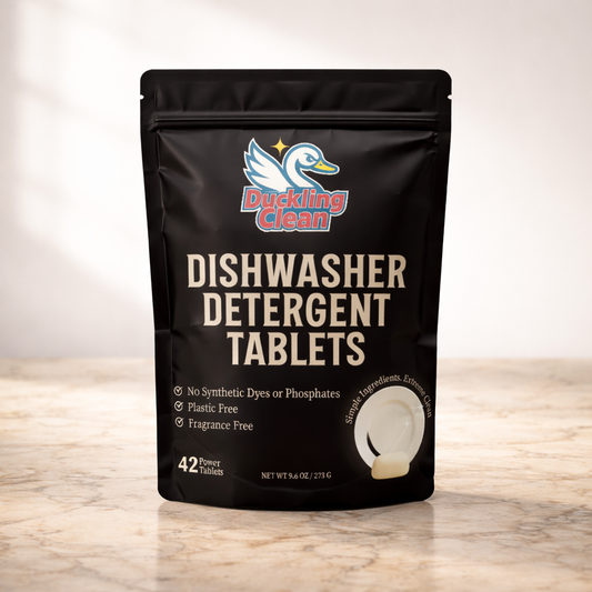 Duckling Clean Plastic-Free Dishwasher Detergent Tablets (42 Count)