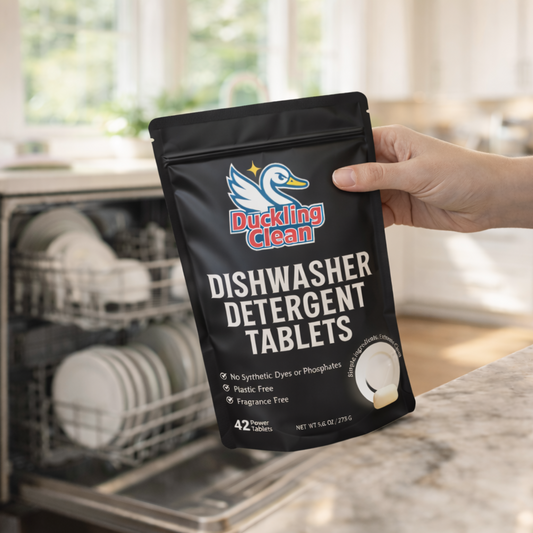 Duckling Clean Plastic-Free Dishwasher Detergent Tablets (42 Count)